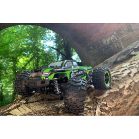 MAVERICK BlackZon Slyder MT Green 1/16 4WD RTR + Oświetlenie LED