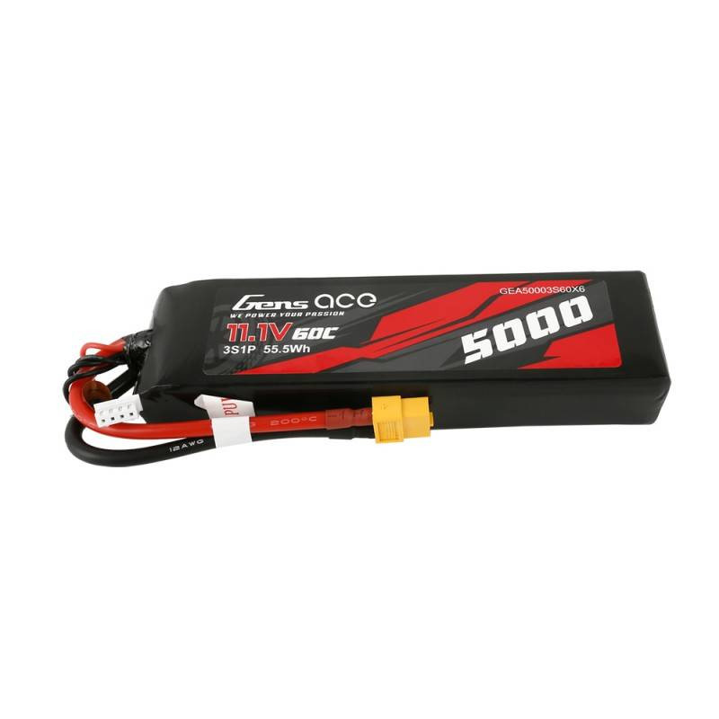 GENS ACE Akumulator LiPo 5000mAh 11.1V 60C 3S1P XT60