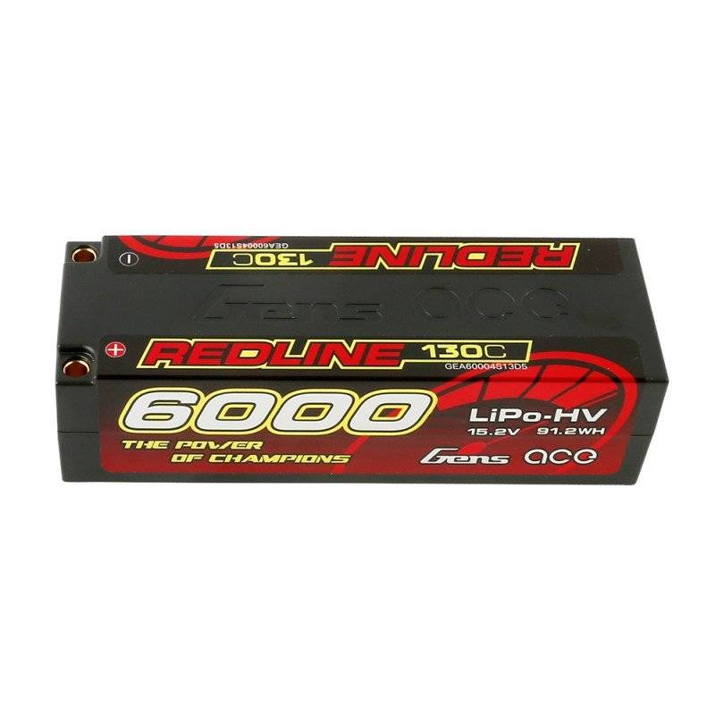 GENS ACE Akumulator LiPo REDLINE 6000mAh 15.2V 130C 4S1P