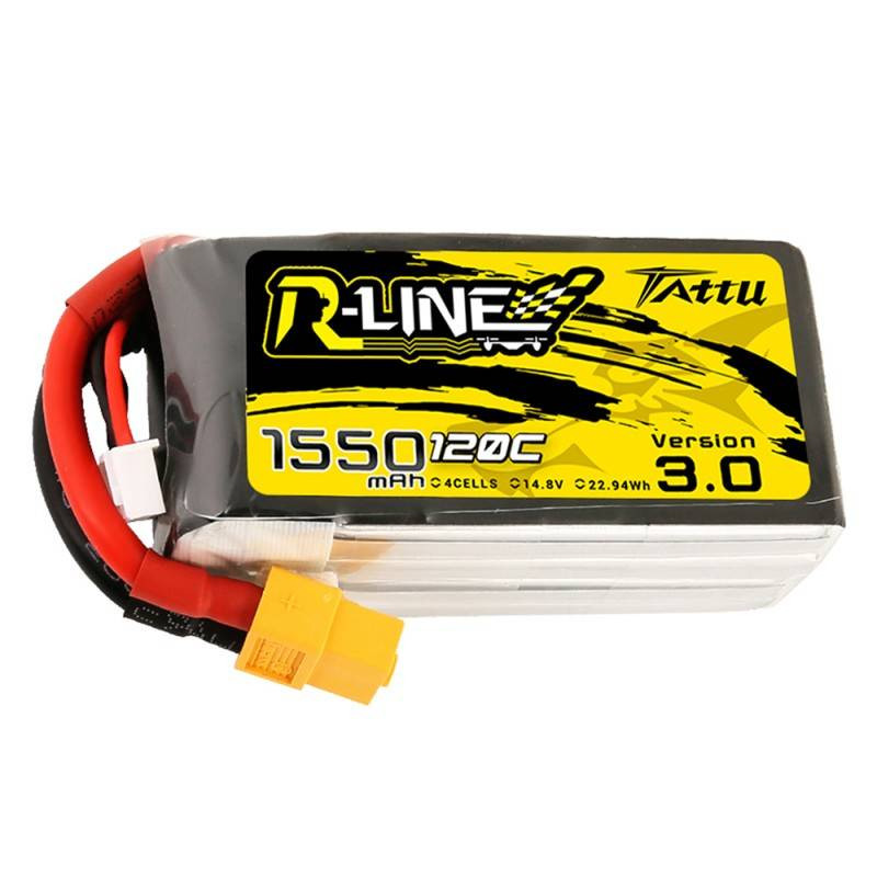  GENS ACE Akumulator LiPo Tattu R-Line Version 3.0 1550mAh 14.8V 120C 4S1P XT60