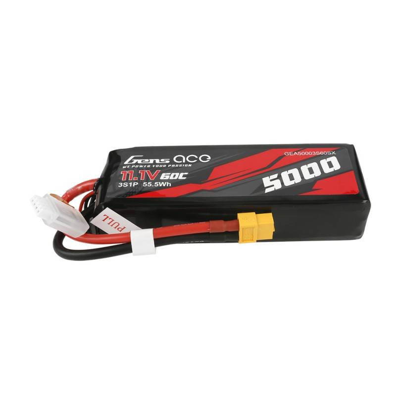 GENS ACE Akumulator LiPo 5000mAh 11,1V 60C 3S1P Shorty  XT60