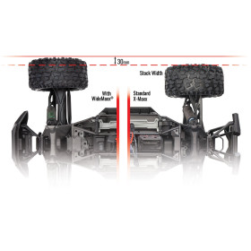 Zestaw poszerzenia WideMAXX Kit do TRAXXAS X-Maxx (pomarańczowy)