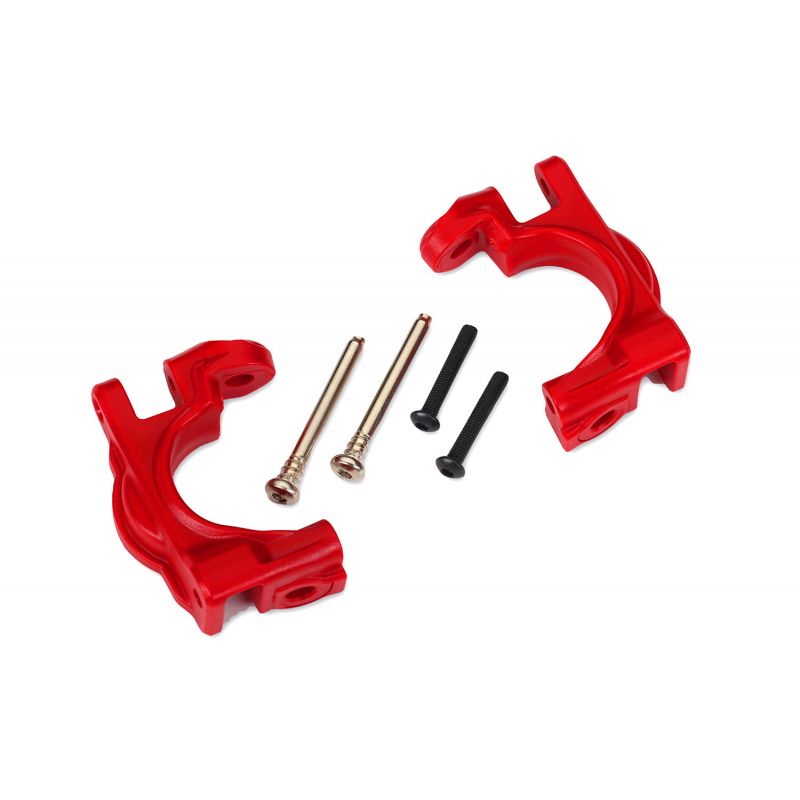 TRAXXAS Caster block - Extreme Heavy Duty Kit (Czerwone)