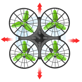 Dron SYMA X26 - Czujniki, Zawis (czarny)