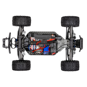 TRAXXAS Auto Rustler 4X4 XL-5 LED 1/10 (pomarańczowy)