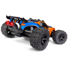 TRAXXAS Auto Rustler 4X4 XL-5 LED 1/10 (pomarańczowy)
