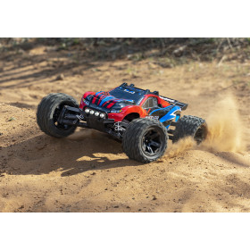 TRAXXAS Auto Rustler 4X4 XL-5 LED 1/10 (pomarańczowy)