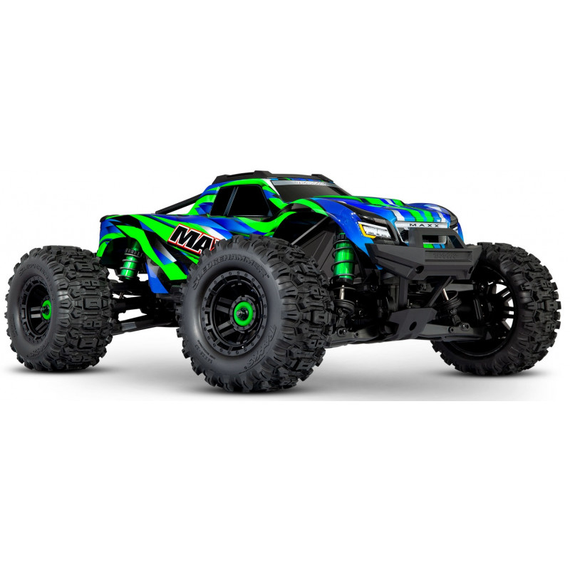 TRAXXAS WideMaxx 4WD VXL 4S 1/10 RTR + TSM (Zielony)