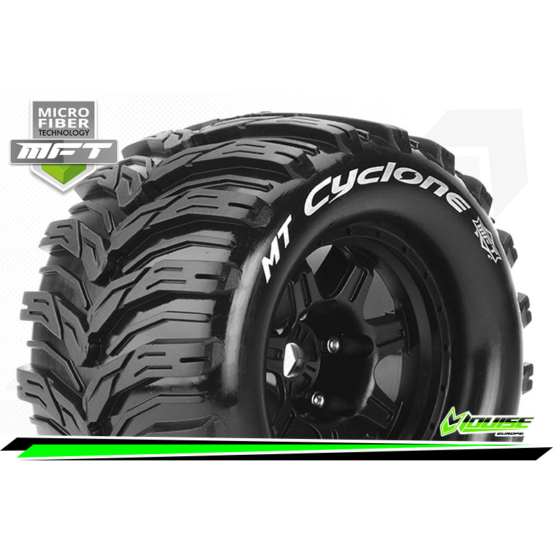 LOUISE Koła 2szt. MFT MT-CYCLONE 1/8 Sport Hex 17mm - Monster Truck