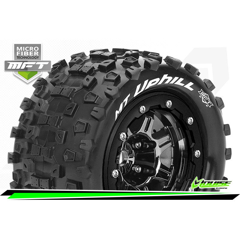 LOUISE Koła 2szt. MFT MT-UPHILL 1/10 Sport Hex 17mm - TRAXXAS Maxx