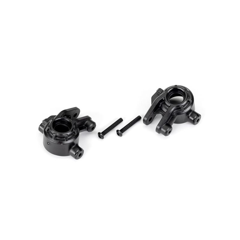 TRAXXAS Przednie zwrotnice - Extreme Heavy Duty Kit (Czarne)