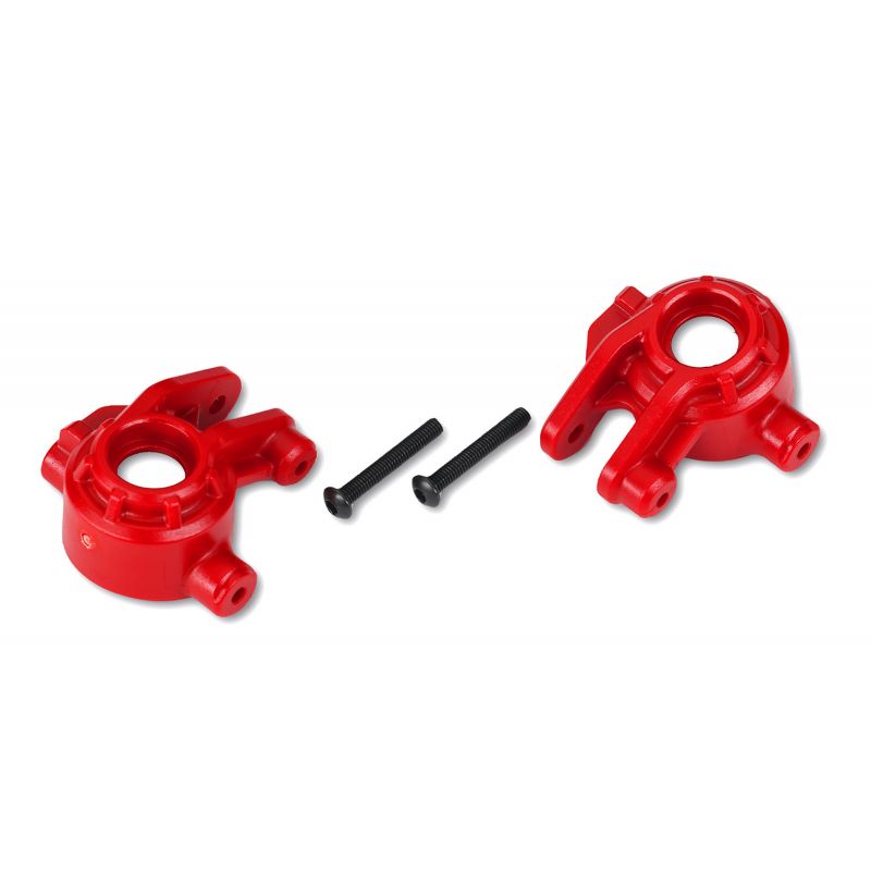 TRAXXAS Przednie zwrotnice - Extreme Heavy Duty Kit (Czerwone)