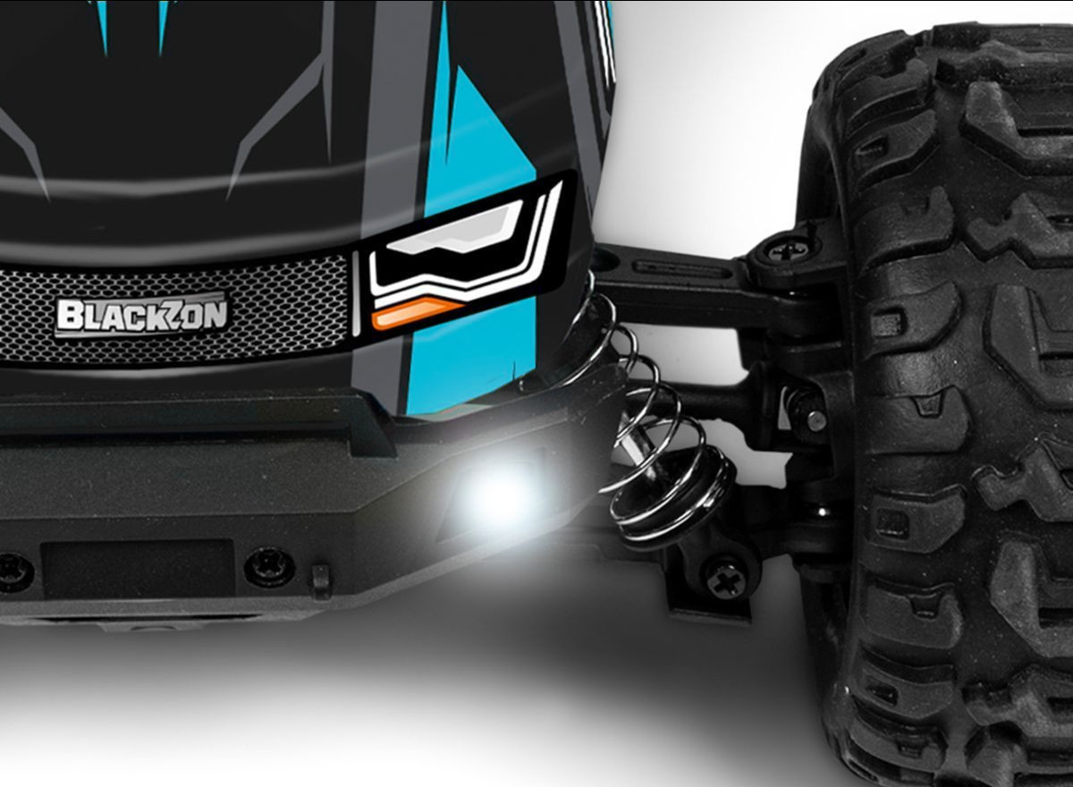 MAVERICK BlackZon Slyder MT Blue 1/16 4WD RTR LED