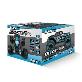MAVERICK BlackZon Slyder MT Blue 1/16 4WD RTR + Oświetlenie LED