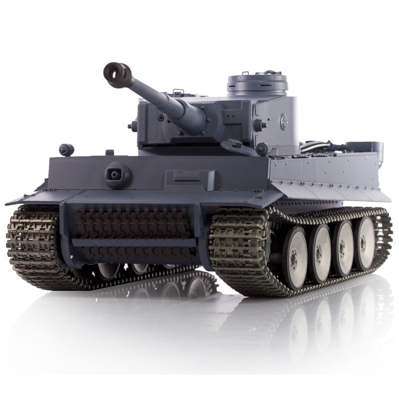 Czołg HENG LONG German Tiger I 2.4GHZ Pro Steel 1/16 V7.0 2.4GHz (działko ASG/IR/dźwięk/dym/metal)