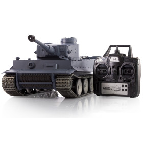 Czołg HENG LONG German Tiger I 2.4GHZ Pro Steel 1/16 V7.0 2.4GHz (działko ASG/IR/dźwięk/dym/metal)