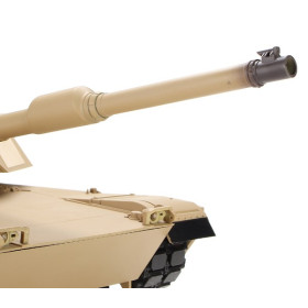Czołg HENG LONG U.S. M1A2 Abrams Desert 1/16 V7.0 2.4GHz (działko ASG/IR/dźwięk/dym)