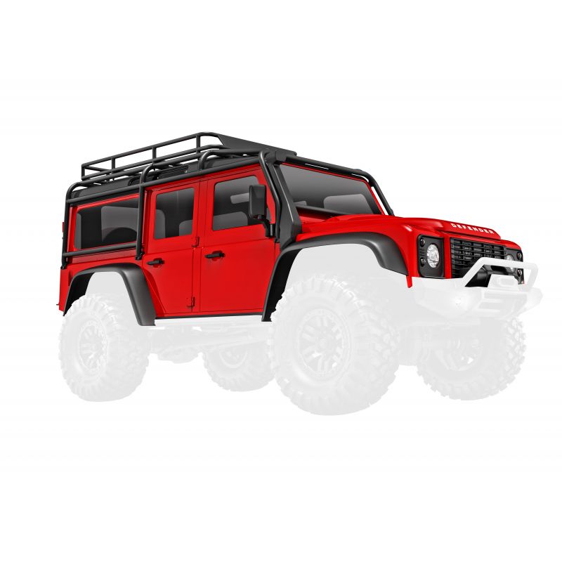 TRAXXAS Karoseria TRX-4M 1/18 Land Rover Defender (Czerwona)
