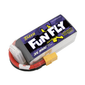 GENS ACE Akumulator LiPo Tattu Funfly 1550mAh 11,1V 100C 3S1P XT60