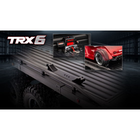 TRAXXAS TRX-6 Ultimate RC Hauler 6x6  (Czarny)