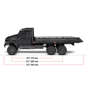 TRAXXAS TRX-6 Ultimate RC Hauler 6x6  (Czarny)