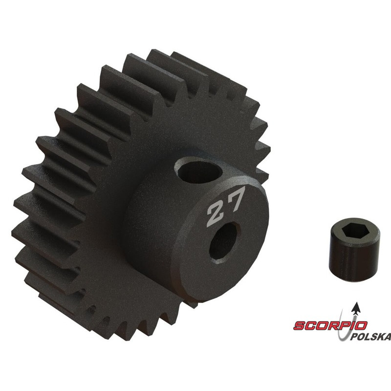 Arrma zębatka 27T 0.8M 3.175mm CNC stal