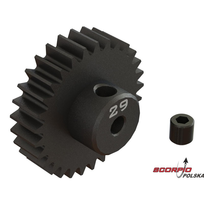 Arrma zębatka 29T 0.8M 3.175mm CNC stal