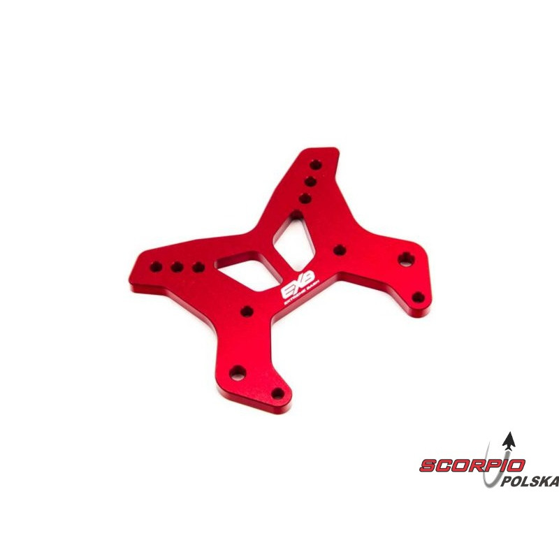 Arrma wieża amort przednia M CNC 7075 T6 aluminium, czerwona