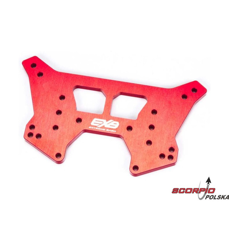 Arrma wieża amort tylna RS CNC 7075 T6 aluminium, czerwona