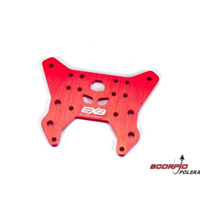 Arrma wieża amortyzatorów przednia aluminium CNC 7075 T6 czerwona