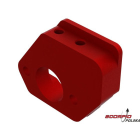 Arrma łoże silnika przesuwne kl 40 aluminiowe, czerwone