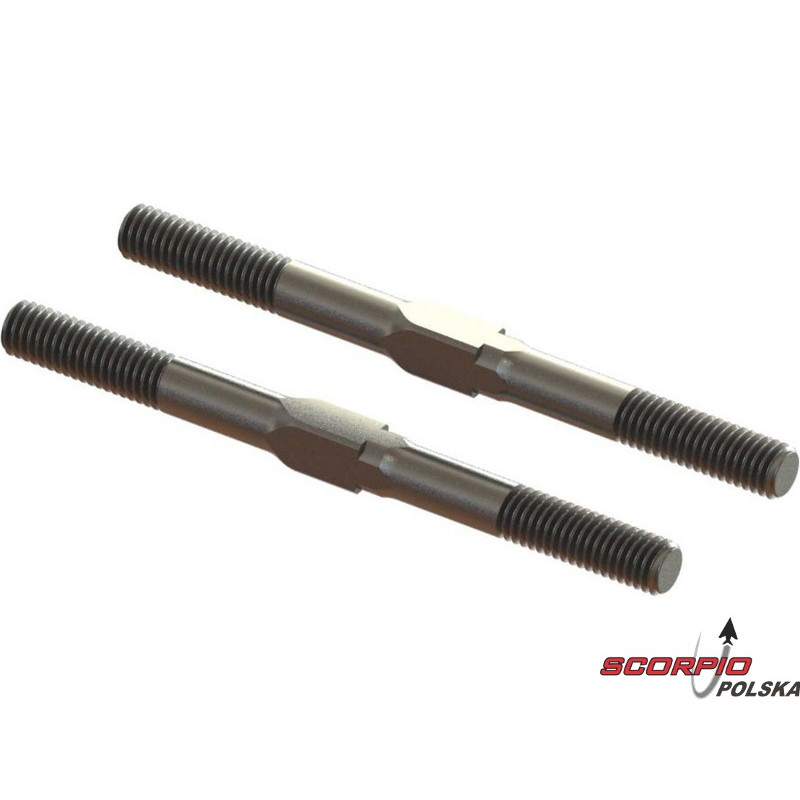 Arrma łącznik M5x65mm stal, srebrny (2)