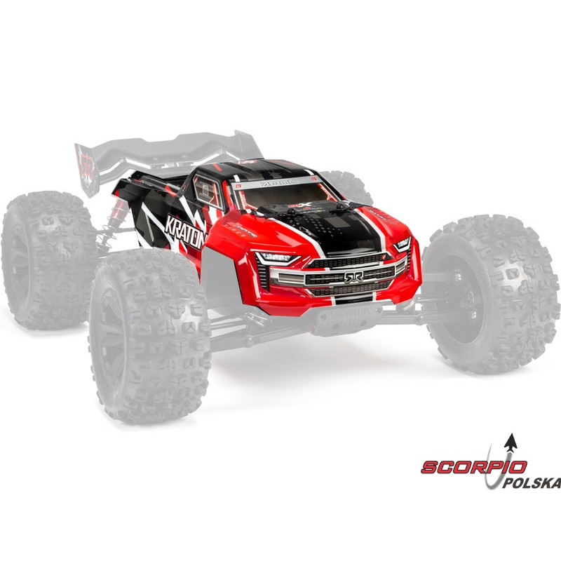 Arrma Karoseria czerwona: Kraton 6S BLX