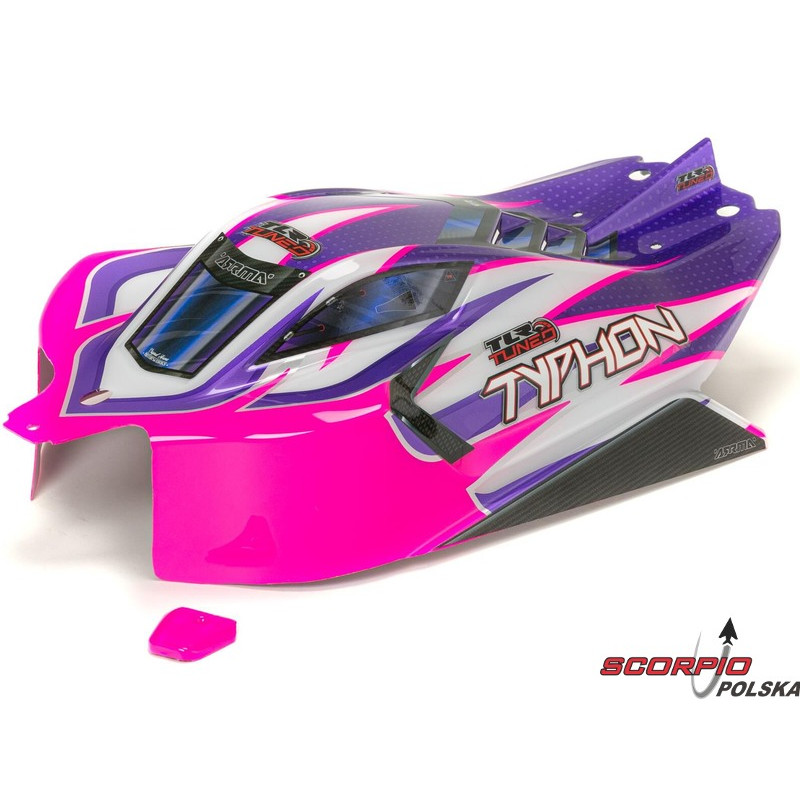 Arrma karoseria TLR Tuned. różowa/fioletowa: Typhon