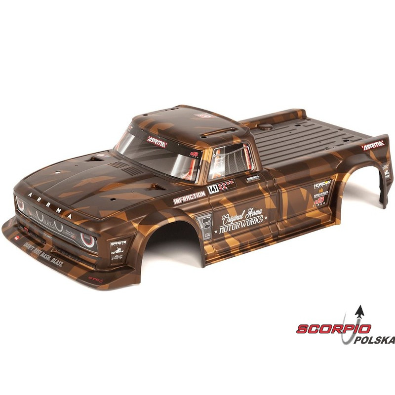 Arrma Karoseria Infraction 6S BLX brązowa