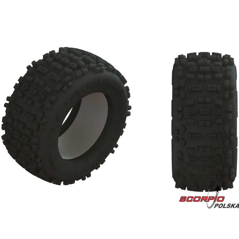 Arrma opona dBoots Backflip z wkładem (2)