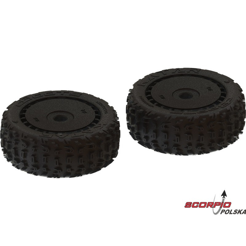 Arrma Koło z oponą dBoots Katar B 6S (2)