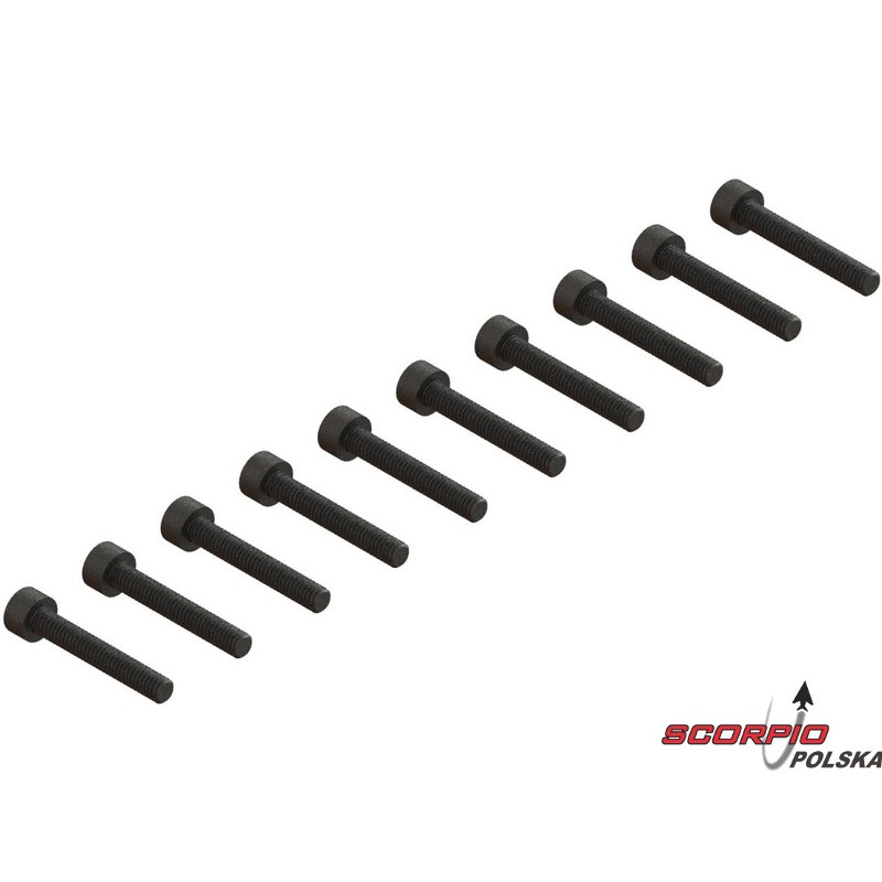 Arrma śruba imbus CH M2.5x16mm (10)