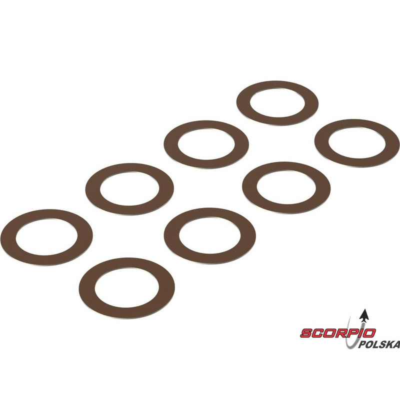 Arrma podkładka 8x12x0.2mm (8)