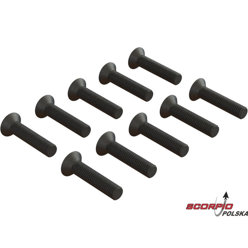 Arrma śruba imbus M3x14mm FH (10)