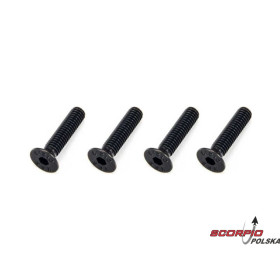 Arrma śruba imbus M4x18mm FH (4)