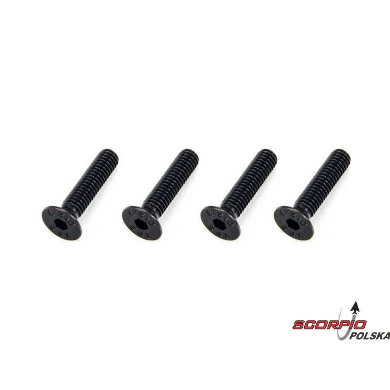 Arrma śruba imbus M4x18mm FH (4)