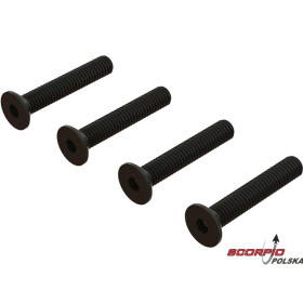 Arrma śruba imbus M4x24mm FH (4)