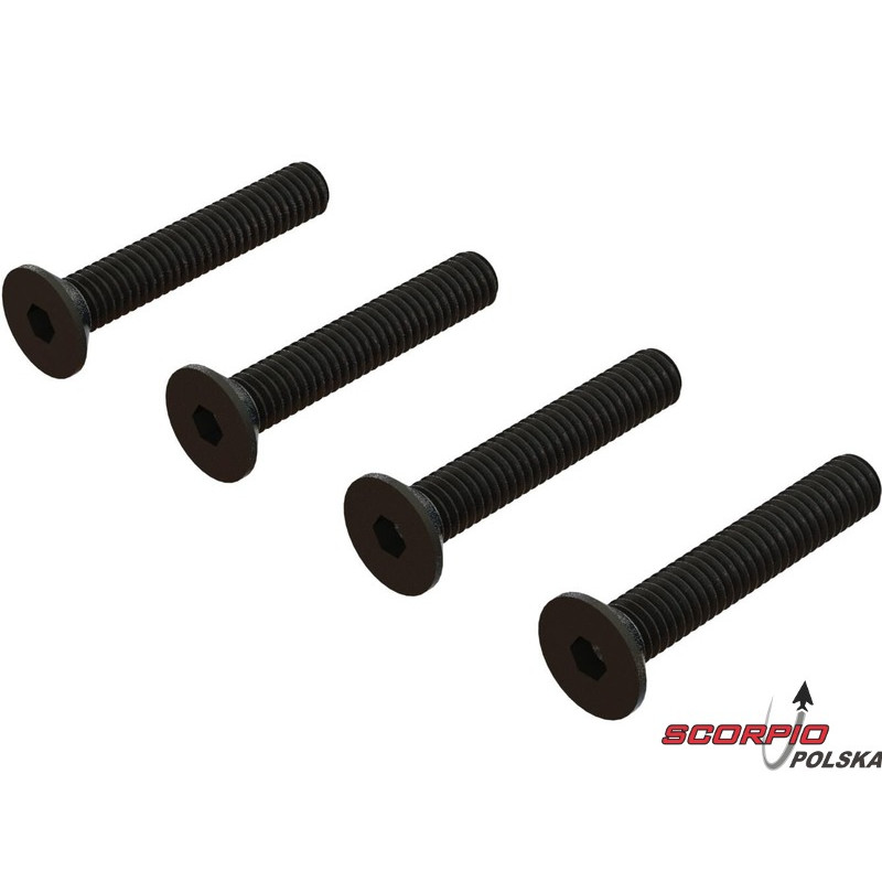 Arrma śruba imbus M4x24mm FH (4)