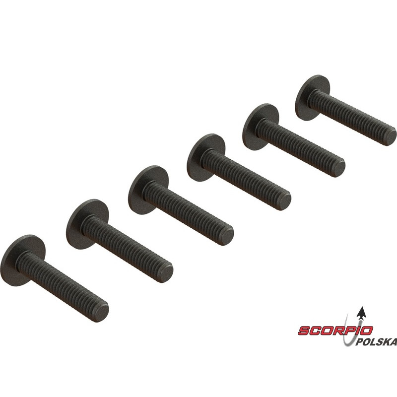 Arrma Śruba imbus BH M4x20mm z kołnierzem (6)