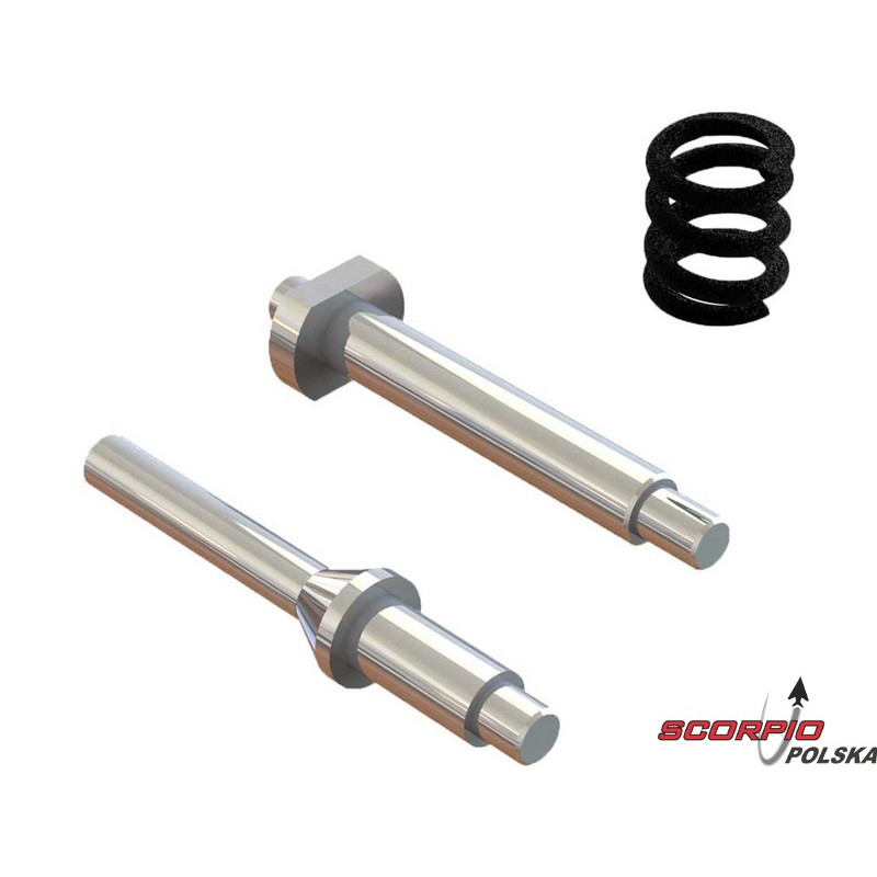 Arrma AR340004 Słupki sterowania, serwo saver, sprężyna