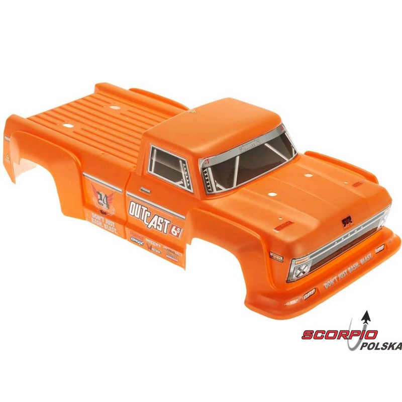 Arrma AR406126 Karoseria pomarańczowa: Outcast 6S