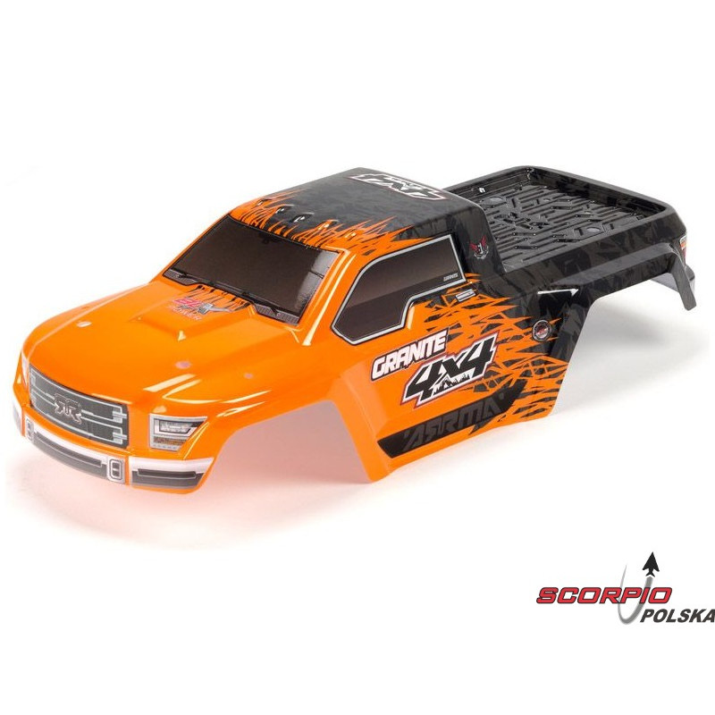 Arrma AR402208 Granite 4x4 BLX: Karoseria pomarańczowa
