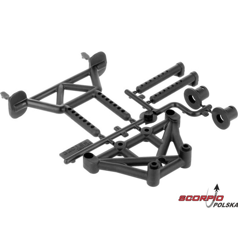 Arrma AR320156 Granite: Mocowanie karoserii