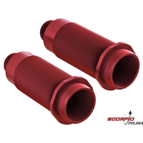 Arrma AR330480 Korpus amortyzatora 16x61mm aluminium, czerwony (2): 6S